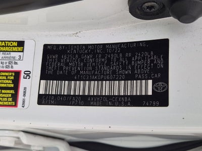 2023 Toyota Camry Hybrid LE