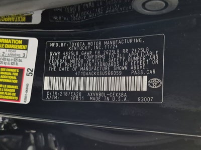 2025 Toyota Camry SE
