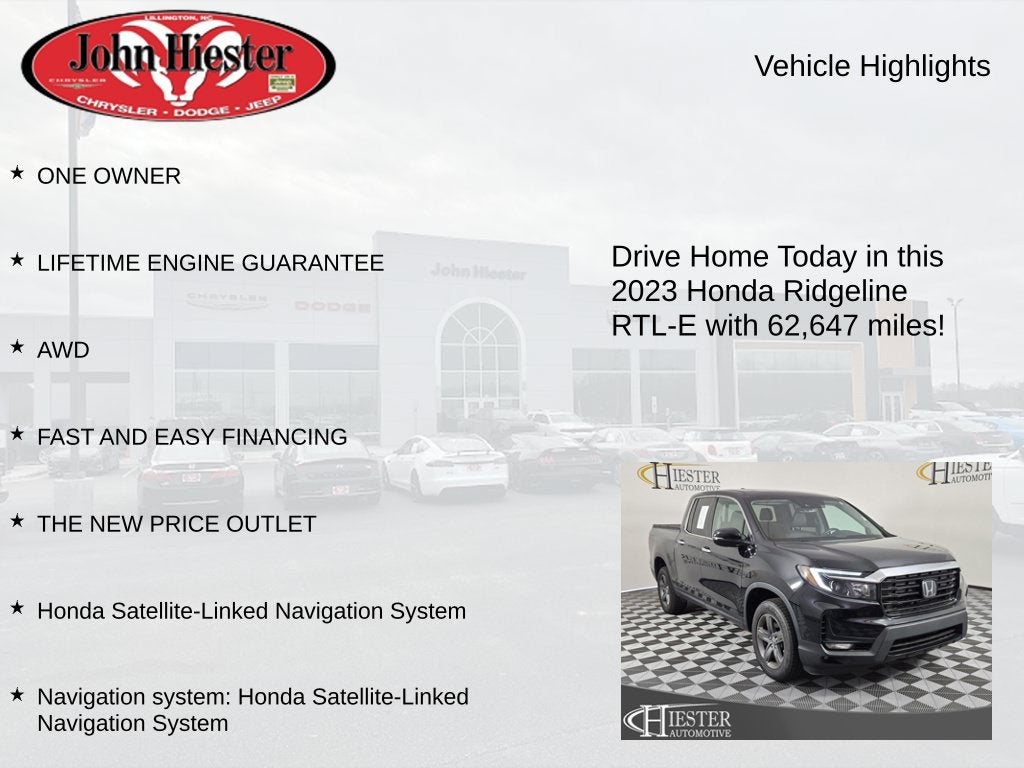 2023 Honda Ridgeline RTL-E