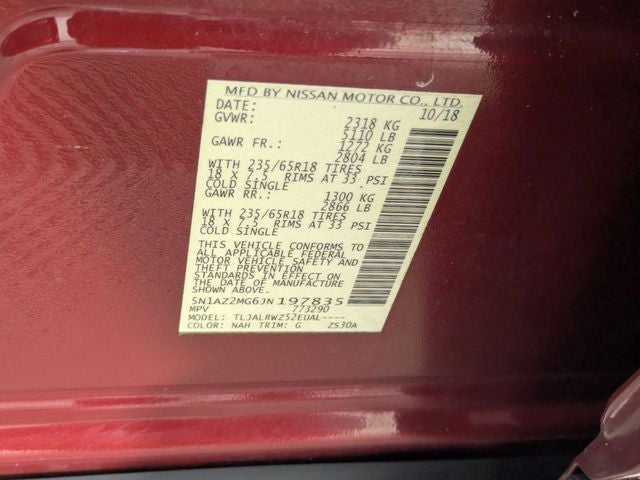 2018 Nissan Murano SL