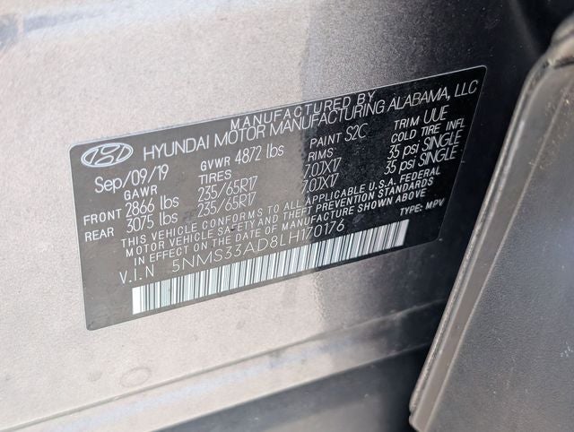 2020 Hyundai Santa Fe SEL