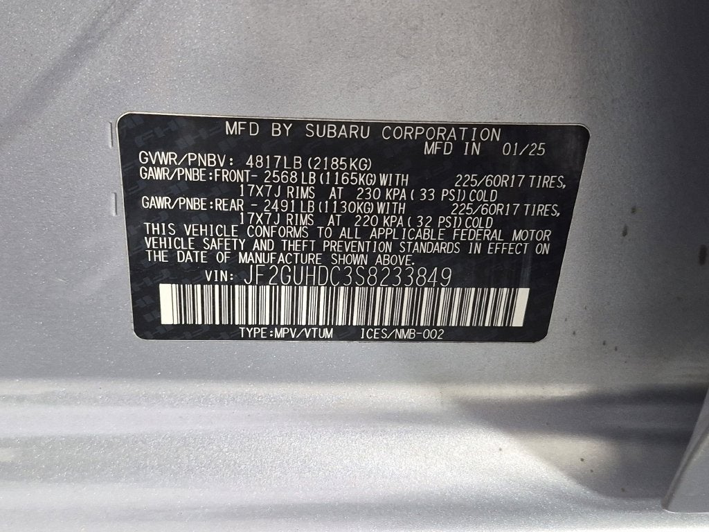 2025 Subaru Crosstrek Premium
