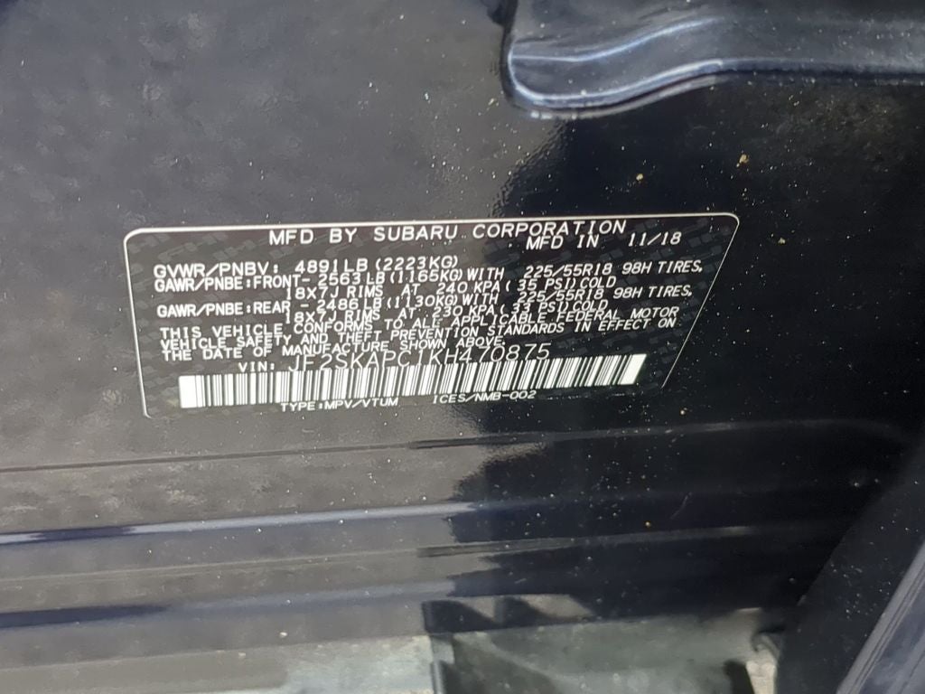 2019 Subaru Forester Sport