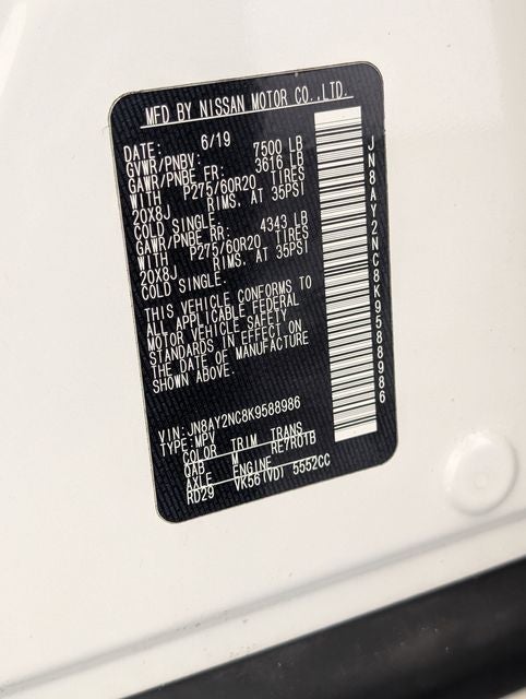 2019 Nissan Armada SL