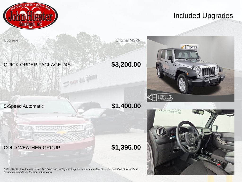2017 Jeep Wrangler Unlimited Sport