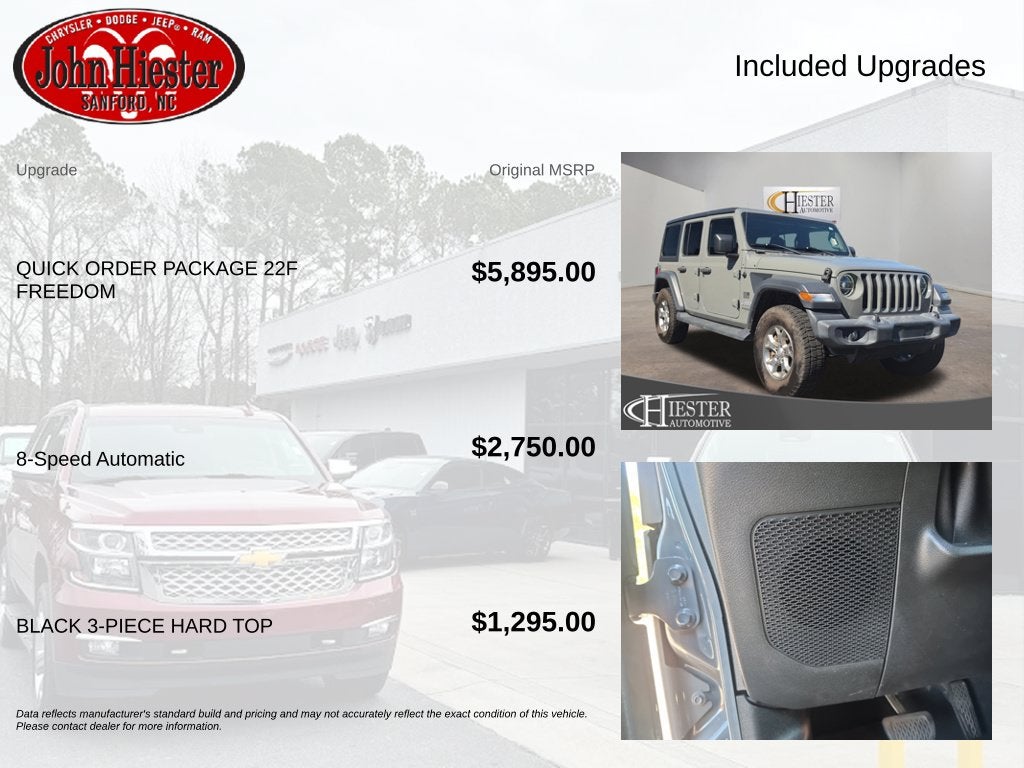2020 Jeep Wrangler Unlimited Sport
