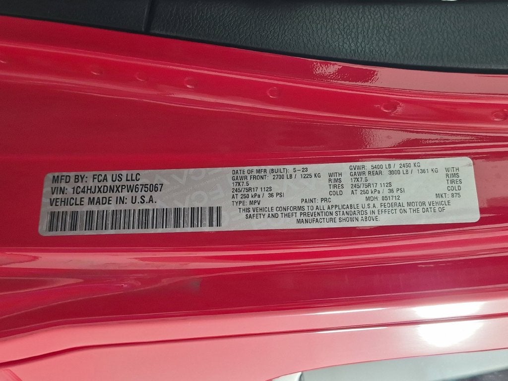 2023 Jeep Wrangler Sport S