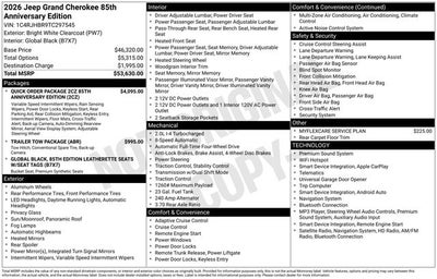 2026 Jeep Grand Cherokee Base