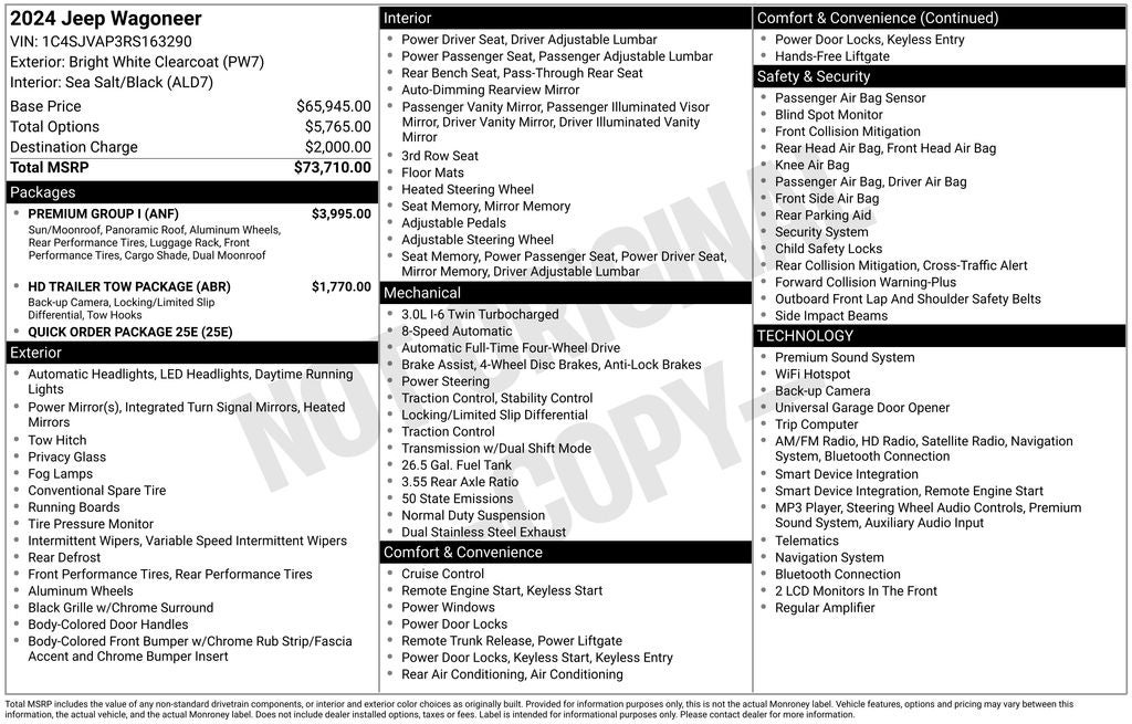 2024 Jeep Wagoneer Base
