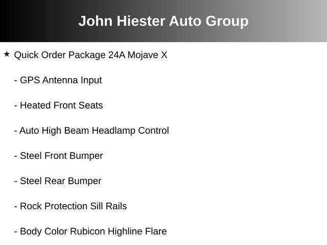 2024 Jeep Gladiator Mojave