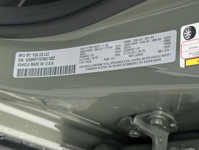 2026 RAM 1500 Big Horn/Lone Star