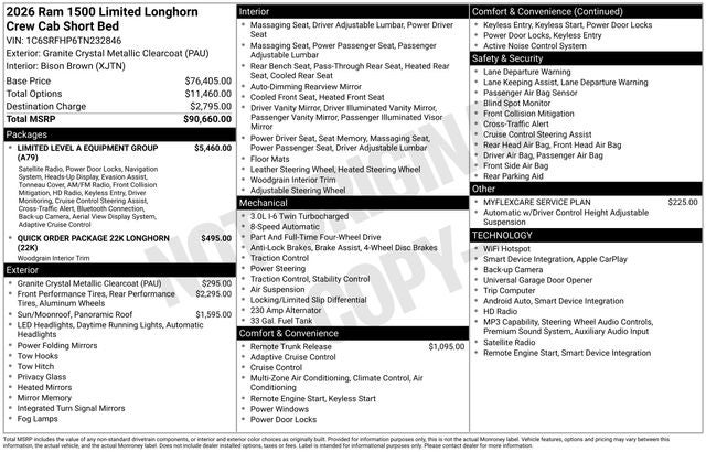 2026 RAM 1500 Limited