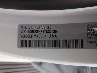 2026 RAM 1500 Tungsten