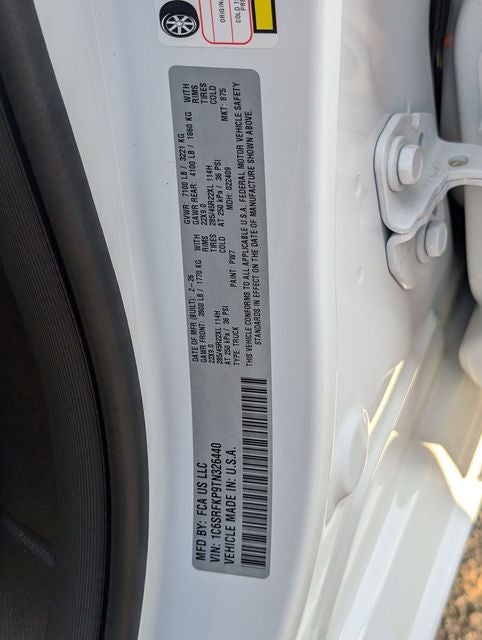 2026 RAM 1500 Tungsten