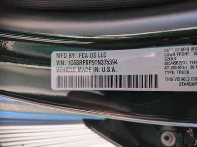 2026 RAM 1500 Tungsten