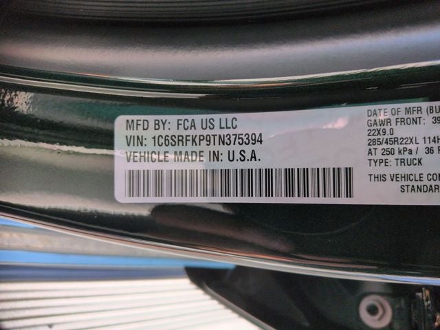 2026 RAM 1500 Tungsten