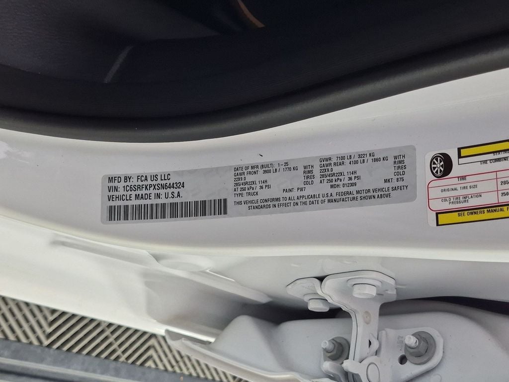 2025 RAM 1500 Tungsten