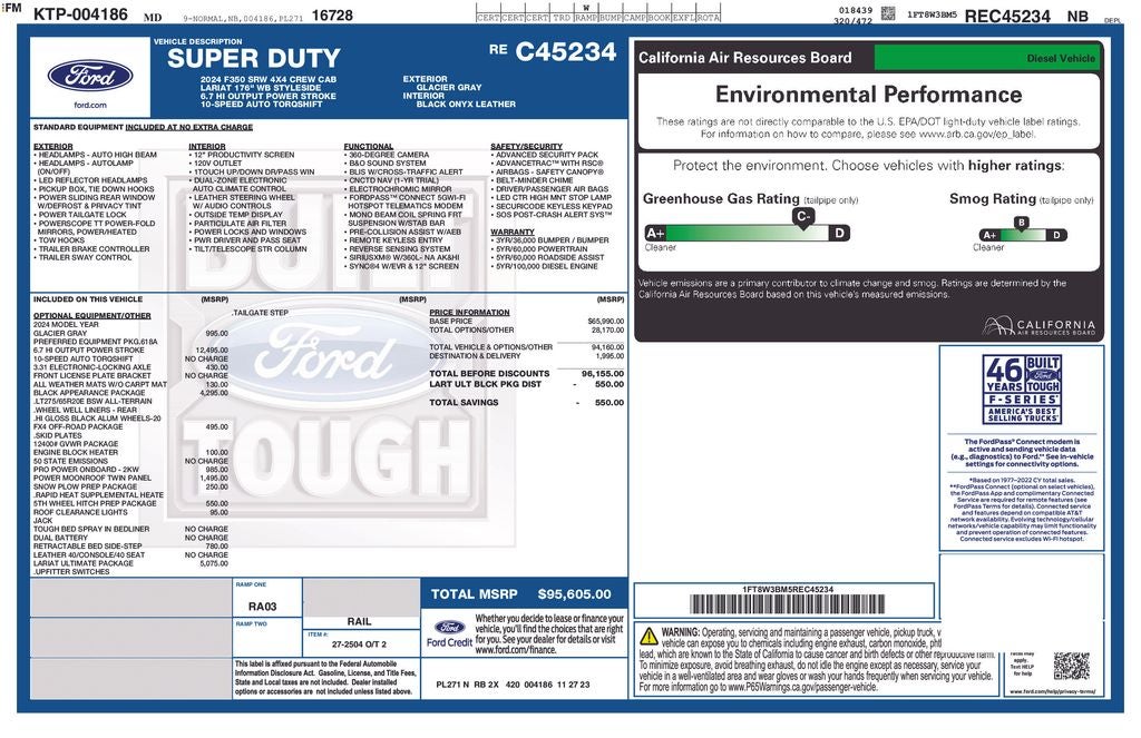 2024 Ford F-350SD Lariat