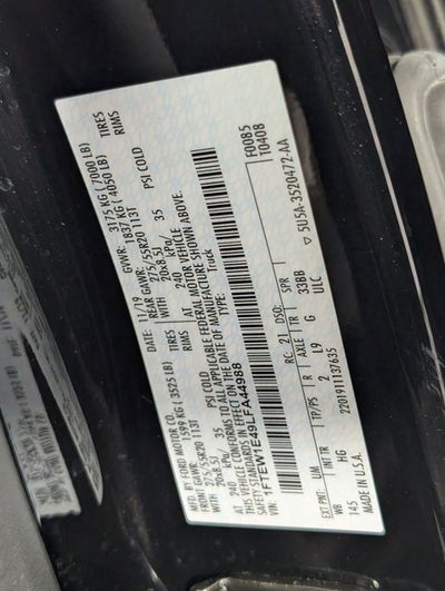 2020 Ford F-150 Lariat