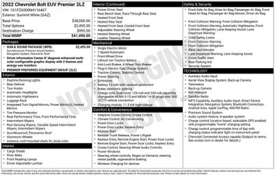 2022 Chevrolet Bolt EUV Premier