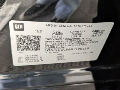 2024 Chevrolet Traverse RS