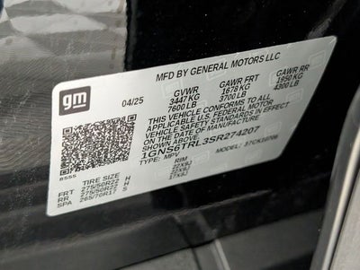 2025 Chevrolet Tahoe High Country