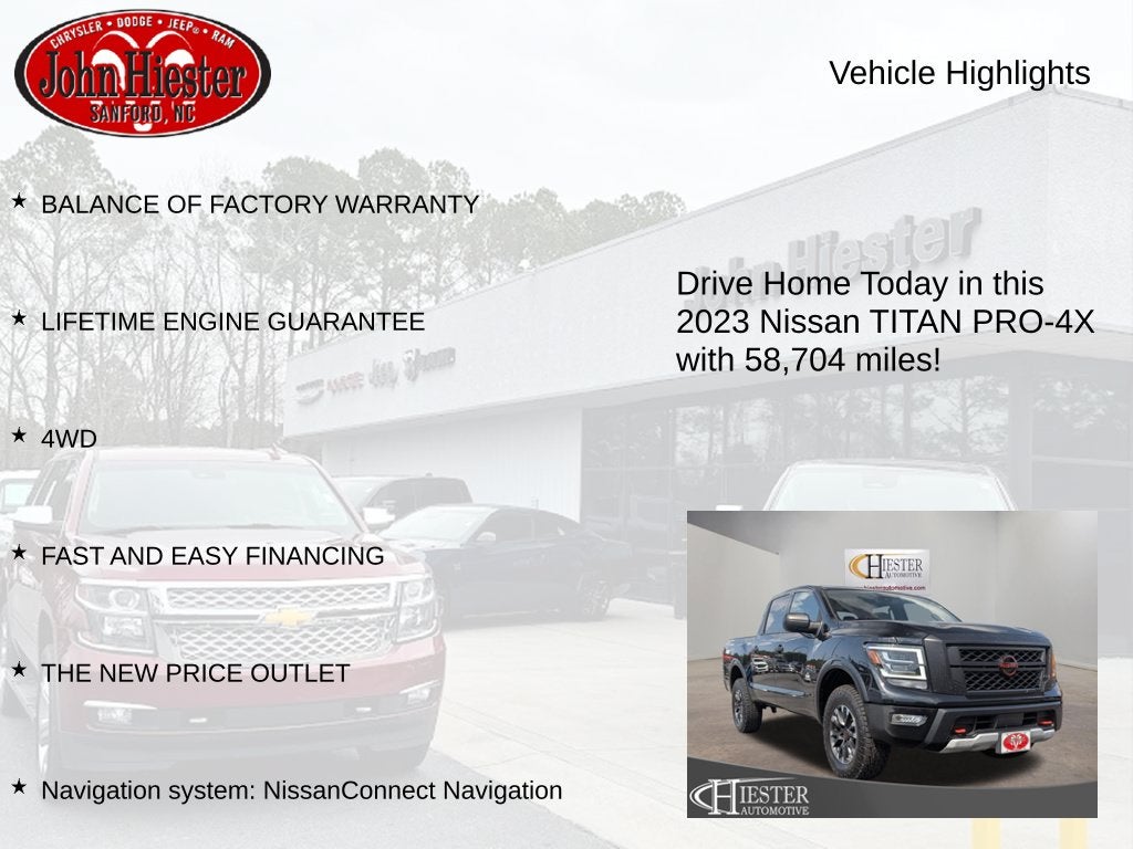 2023 Nissan Titan PRO-4X