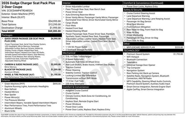 2026 Dodge Charger Scat Pack Plus