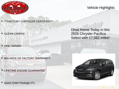 2026 Chrysler Pacifica Select