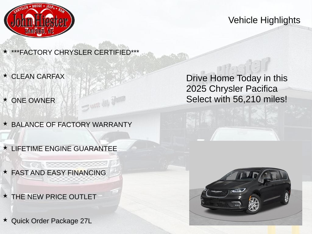 2025 Chrysler Pacifica Select