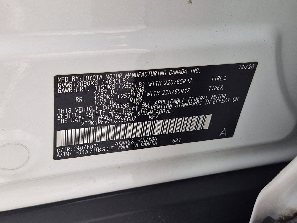 2020 Toyota RAV4 LE