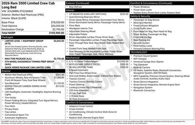 2026 RAM 3500 Limited