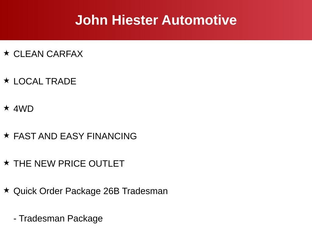 2021 RAM 1500 Classic Tradesman
