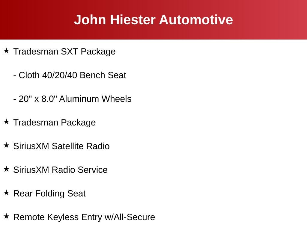 2021 RAM 1500 Classic Tradesman