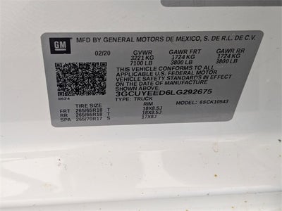 2020 Chevrolet Silverado 1500 RST