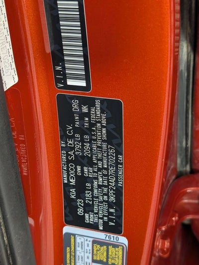 2024 Kia Forte LXS