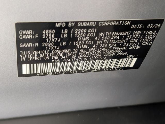 2020 Subaru Outback Premium