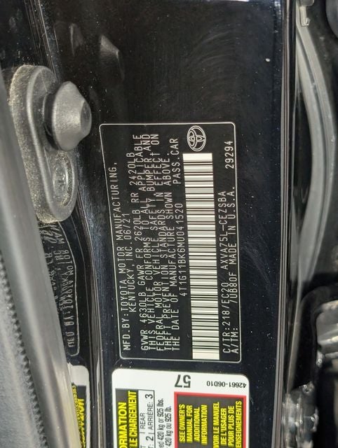 2021 Toyota Camry SE Nightshade