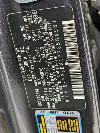 2025 Kia Telluride S