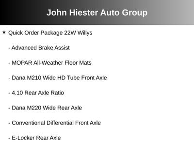 2025 Jeep Wrangler Willys