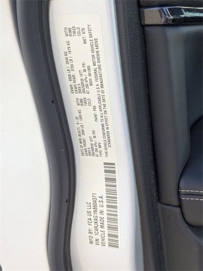 2022 Jeep Grand Cherokee L Altitude