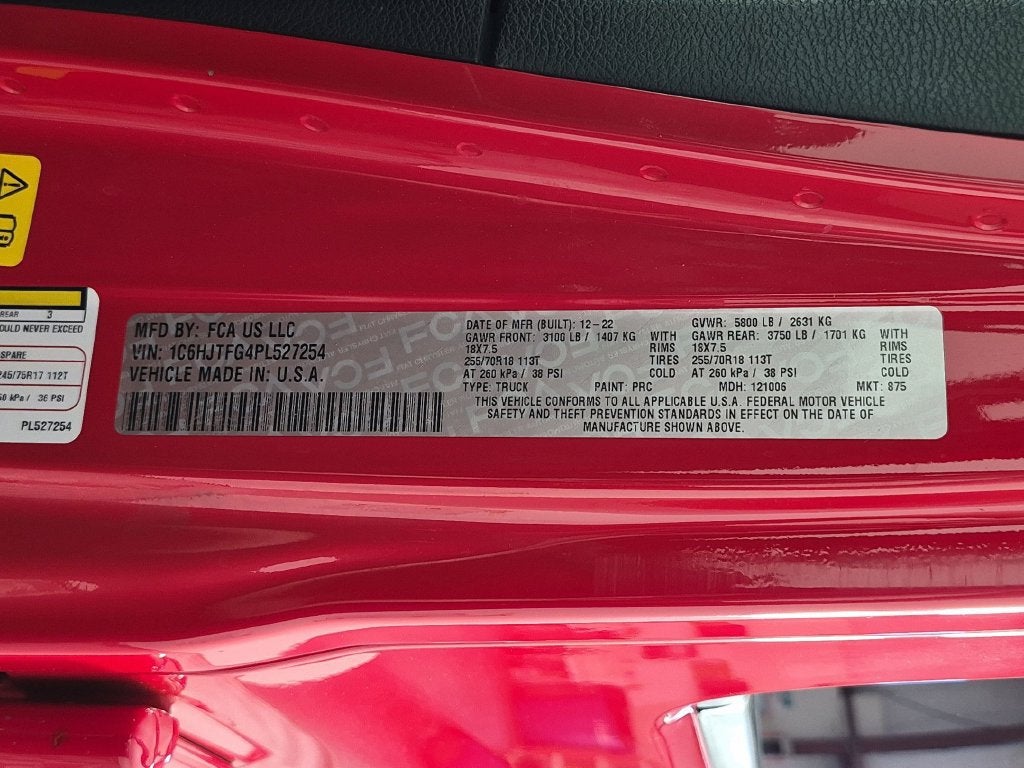 2023 Jeep Gladiator Overland 4x4