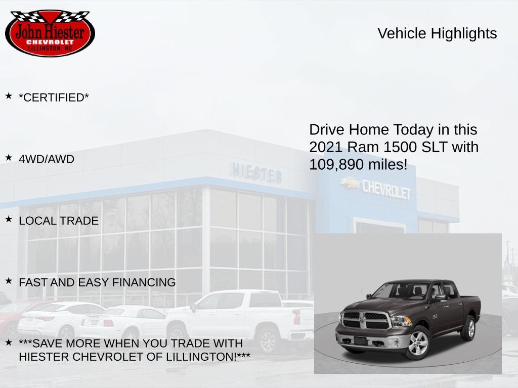 2021 RAM 1500 Classic SLT