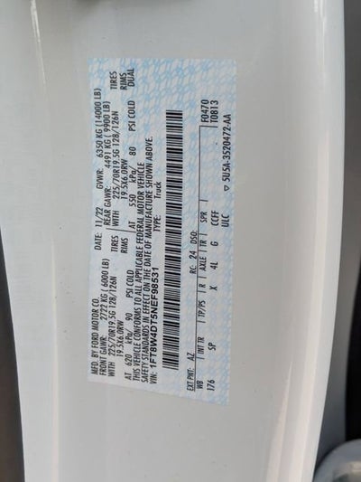 2022 Ford Super Duty F-450 DRW XL