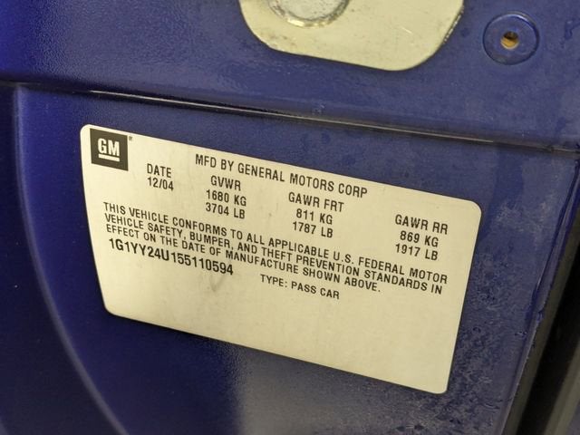 2005 Chevrolet Corvette BASE