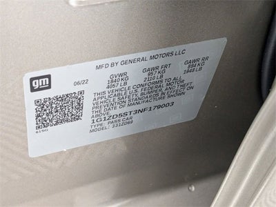 2022 Chevrolet Malibu LT