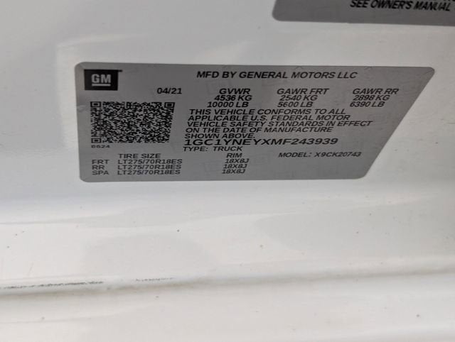 2021 Chevrolet Silverado 2500 HD LT