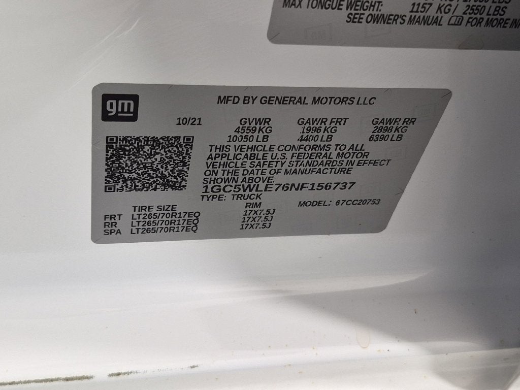 2022 Chevrolet Silverado 2500 HD Work Truck