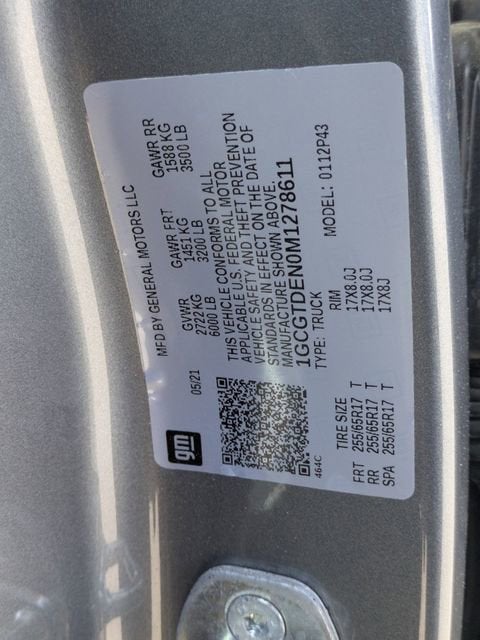 2021 Chevrolet Colorado Z71