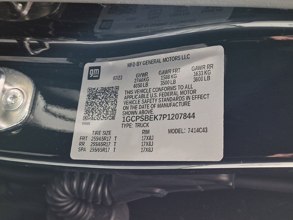 2023 Chevrolet Colorado 2WD Work Truck